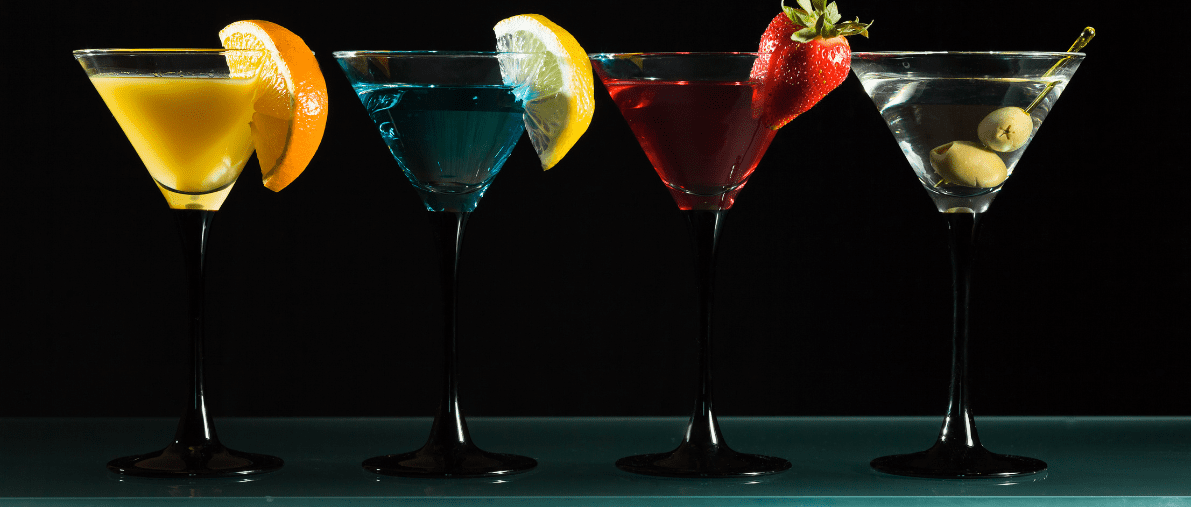 Four martinis