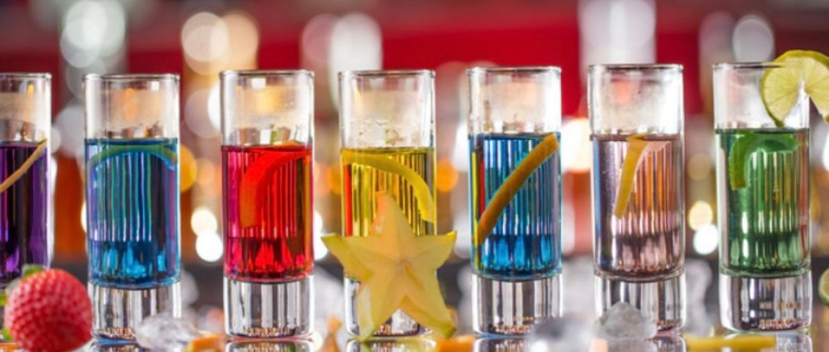 Colorful mixed shots
