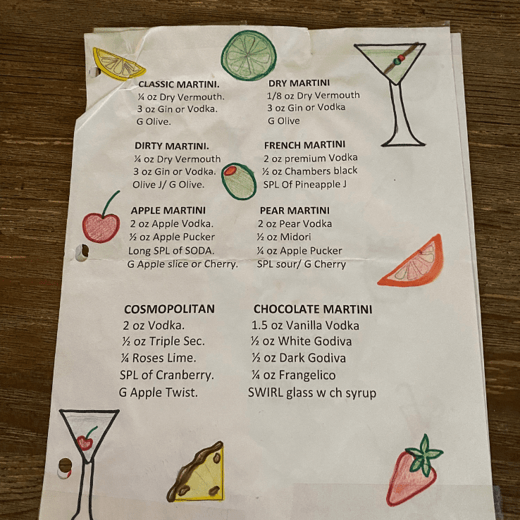 Menus 2