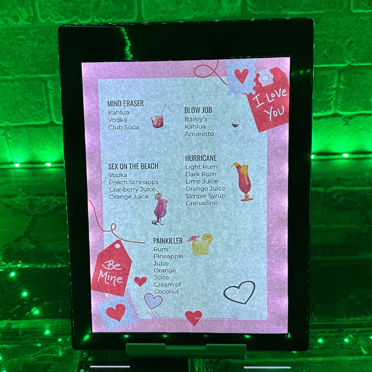 Menus 12