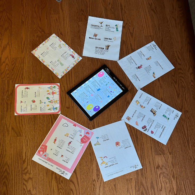 Menus 13