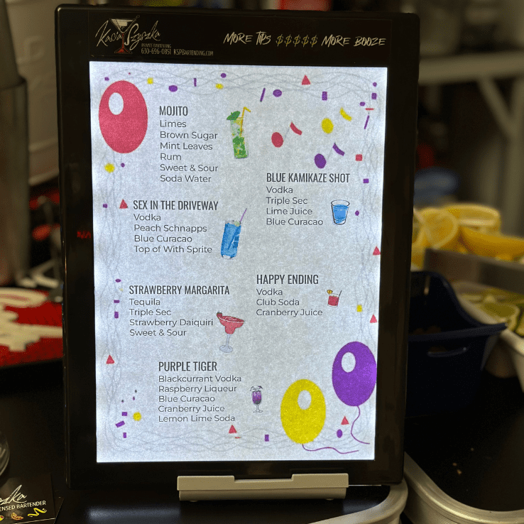 Menus 14